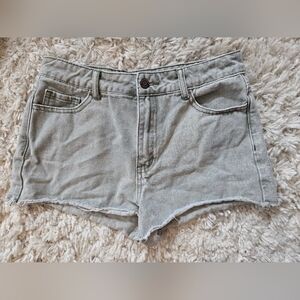 Sincerly Jules Women's Green Denim Shorts